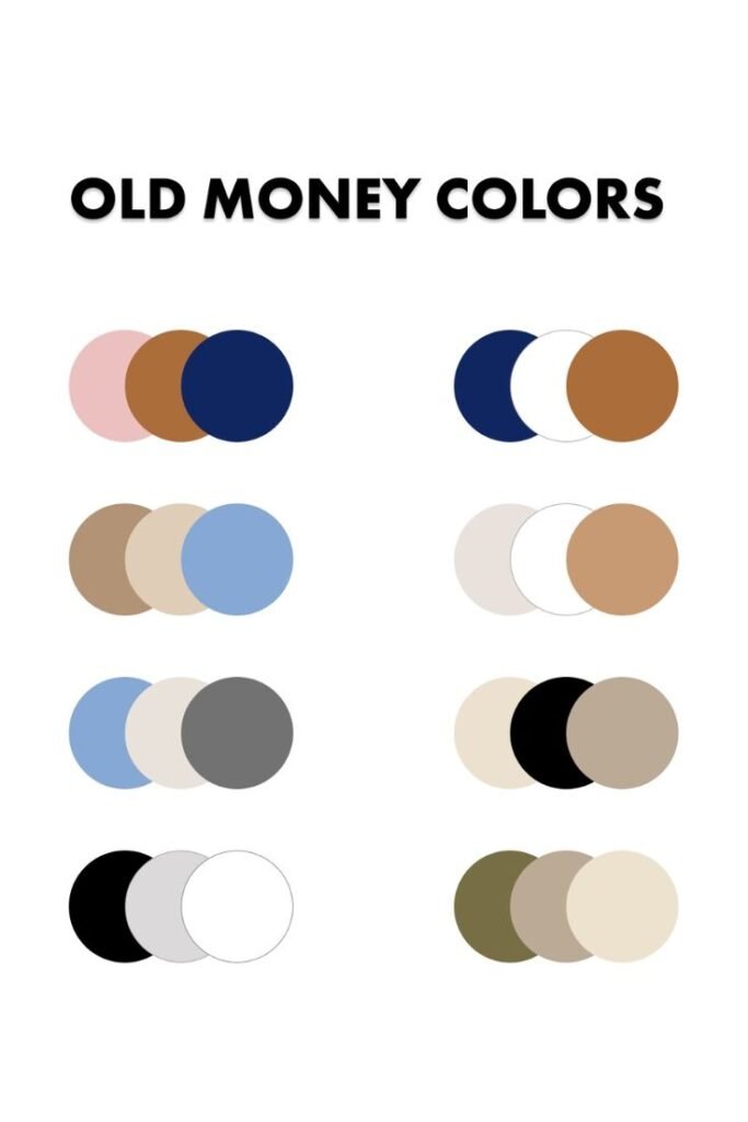 Old money color palette
